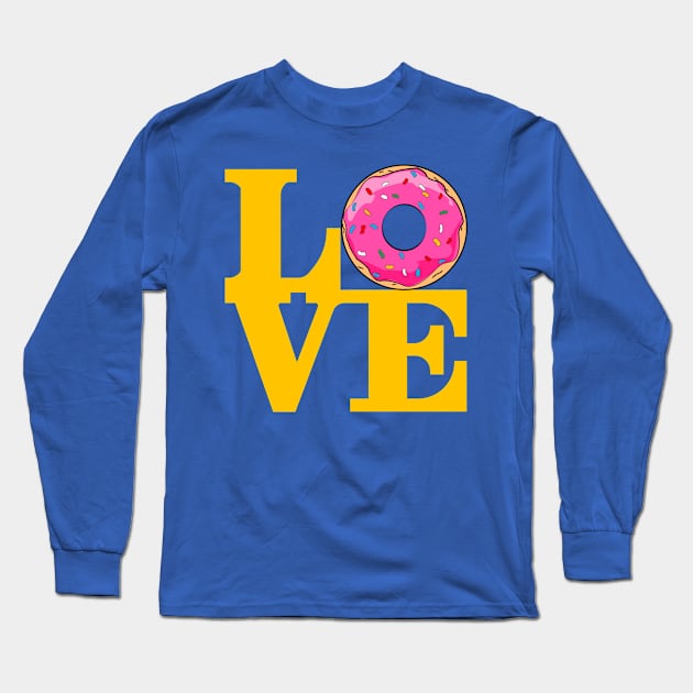 LOVE DONUTS Long Sleeve T-Shirt by SIMPLICITEE